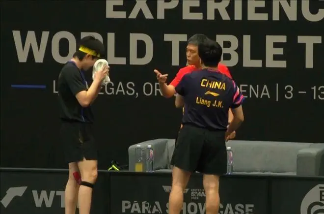 王楚钦梁靖崑组合强势晋级乒乓球男双决赛 展现绝对统治力