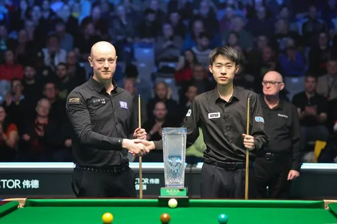 斯诺克苏格兰赛常冰玉先2-1后连丢八局不敌韦克林获得亚军